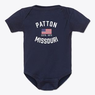 Patton Missouri Patriot Baby Onesie