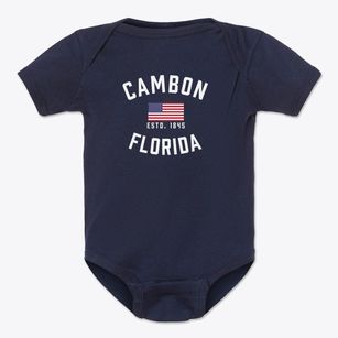 Cambon Florida Patriot Baby Onesie