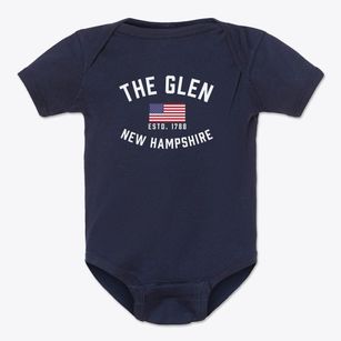 The Glen New Hampshire Patriot Baby Onesie