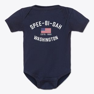 Spee-bi-dah Washington Patriot Baby Onesie
