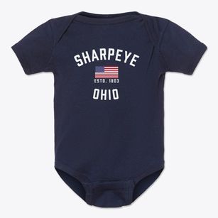 Sharpeye Ohio Patriot Baby Onesie
