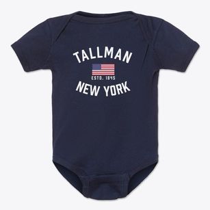 Tallman New York Patriot Baby Onesie