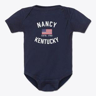 Nancy Kentucky Patriot Baby Onesie