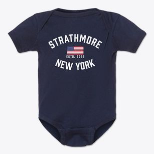 Strathmore New York Patriot Baby Onesie