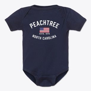 Peachtree North Carolina Patriot Baby Onesie