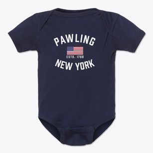 Pawling New York Patriot Baby Onesie