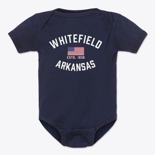 Whitefield Arkansas Patriot Baby Onesie