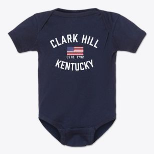 Clark Hill Kentucky Patriot Baby Onesie