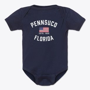 Pennsuco Florida Patriot Baby Onesie