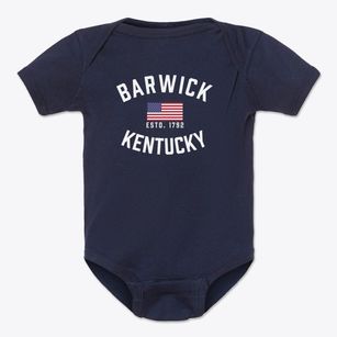 Barwick Kentucky Patriot Baby Onesie