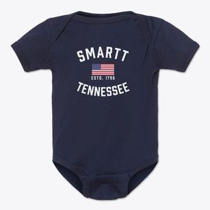 Smartt Tennessee Patriot Baby Onesie
