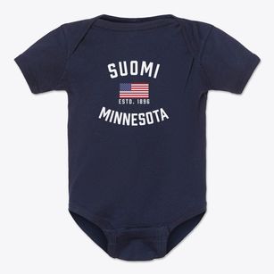Suomi Minnesota Patriot Baby Onesie