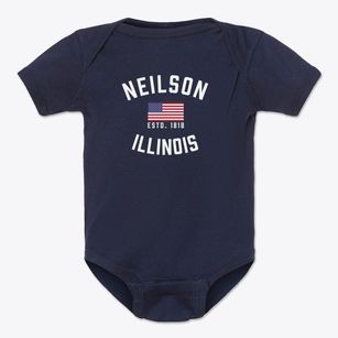 Neilson Illinois Patriot Baby Onesie
