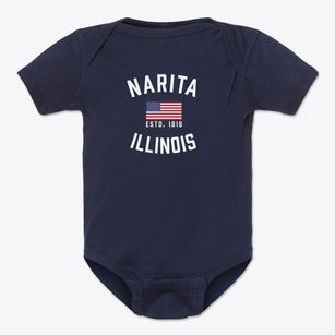 Narita Illinois Patriot Baby Onesie