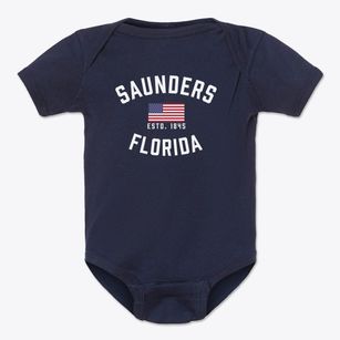 Saunders Florida Patriot Baby Onesie