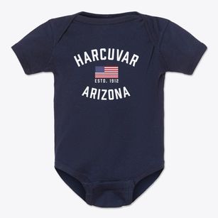 Harcuvar Arizona Patriot Baby Onesie