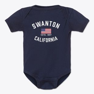Swanton California Patriot Baby Onesie
