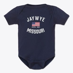 Jaywye Missouri Patriot Baby Onesie