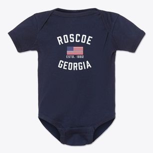 Roscoe Georgia Patriot Baby Onesie