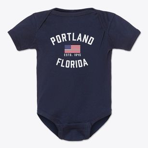 Portland Florida Patriot Baby Onesie
