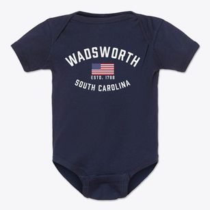 Wadsworth South Carolina Patriot Baby Onesie