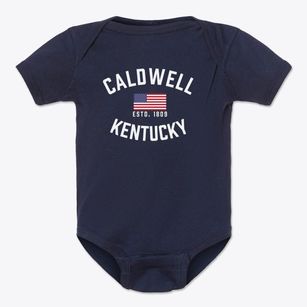 Caldwell Kentucky Patriot Baby Onesie
