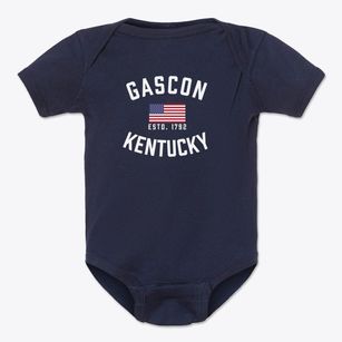 Gascon Kentucky Patriot Baby Onesie