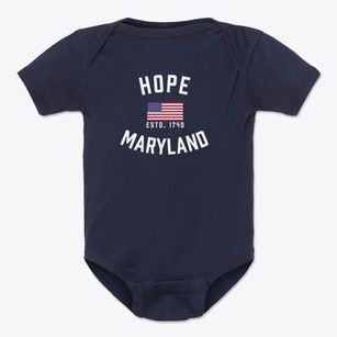 Hope Maryland Patriot Baby Onesie