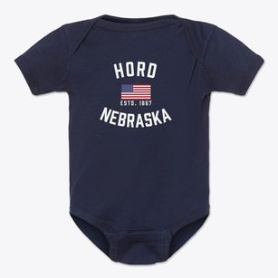 Hord Nebraska Patriot Baby Onesie
