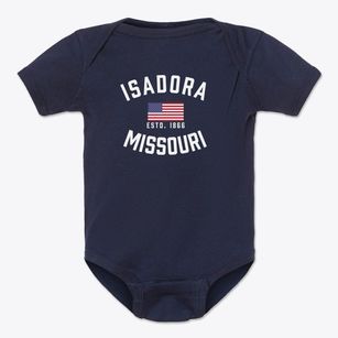 Isadora Missouri Patriot Baby Onesie