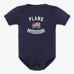 Plano Missouri Patriot Baby Onesie