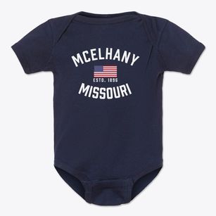 Mcelhany Missouri Patriot Baby Onesie