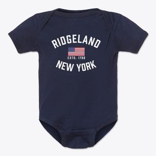 Ridgeland New York Patriot Baby Onesie