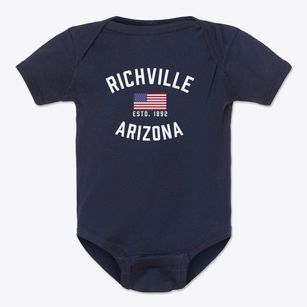 Richville Arizona Patriot Baby Onesie