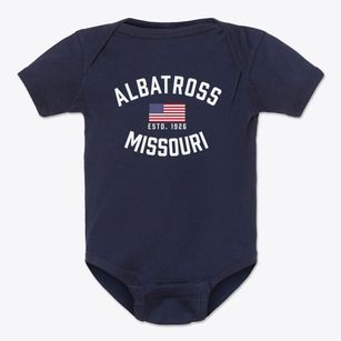 Albatross Missouri Patriot Baby Onesie