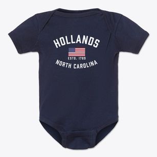Hollands North Carolina Patriot Baby Onesie