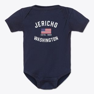 Jericho Washington Patriot Baby Onesie