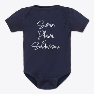 Sierra Plaza Subdivision Arizona Freestyle Baby Onesie