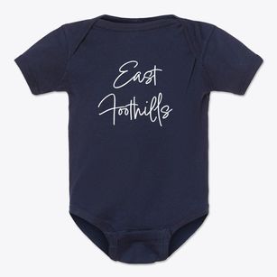 East Foothills California Freestyle Baby Onesie