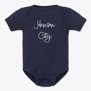 Johnson City Missouri Freestyle Baby Onesie
