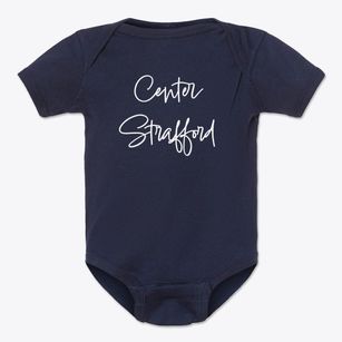 Center Strafford New Hampshire Freestyle Baby Onesie