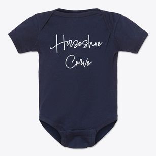 Horseshoe Curve Maryland Freestyle Baby Onesie