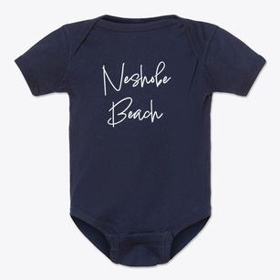 Neshobe Beach Vermont Freestyle Baby Onesie