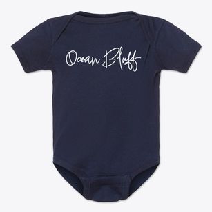 Ocean Bluff Massachusetts Freestyle Baby Onesie