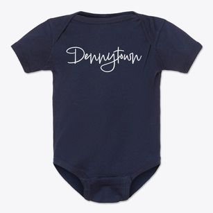 Dennytown New York Freestyle Baby Onesie