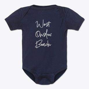 West Onslow Beach North Carolina Freestyle Baby Onesie
