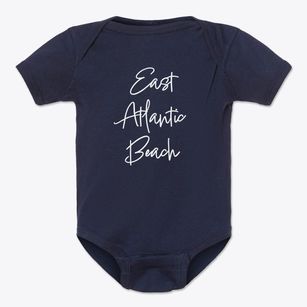 East Atlantic Beach New York Freestyle Baby Onesie