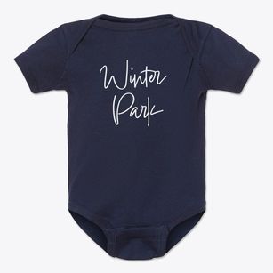 Winter Park Colorado Freestyle Baby Onesie