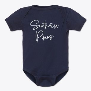 Southern Pines North Carolina Freestyle Baby Onesie