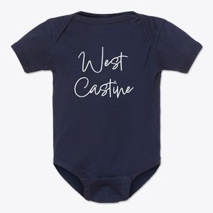 West Castine Maine Freestyle Baby Onesie